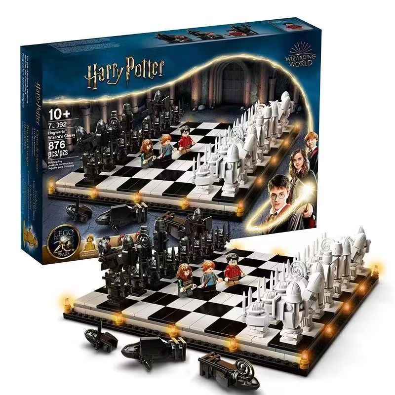 76392 Brick Harry Potter Hogwarts Wizard’s Chess Model Building Blocks