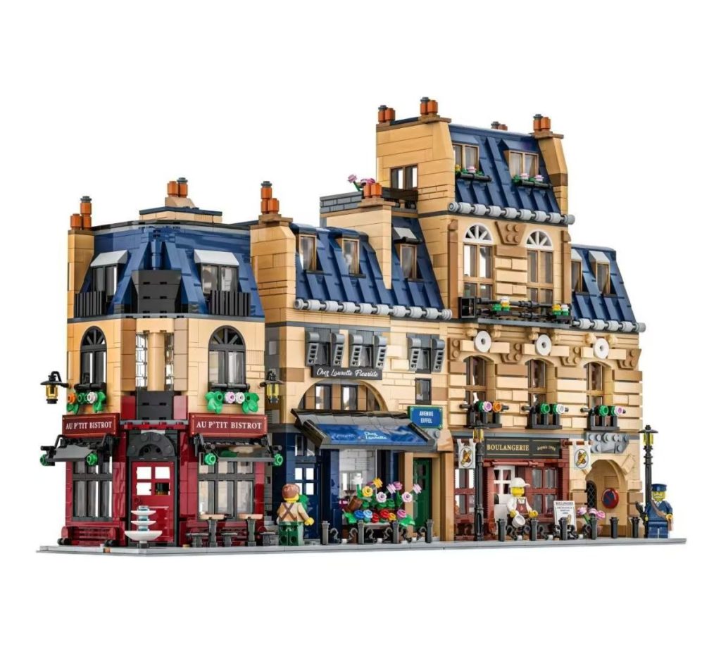 910032 Parisian Street Corner | European Street Scenes Collection Architecture